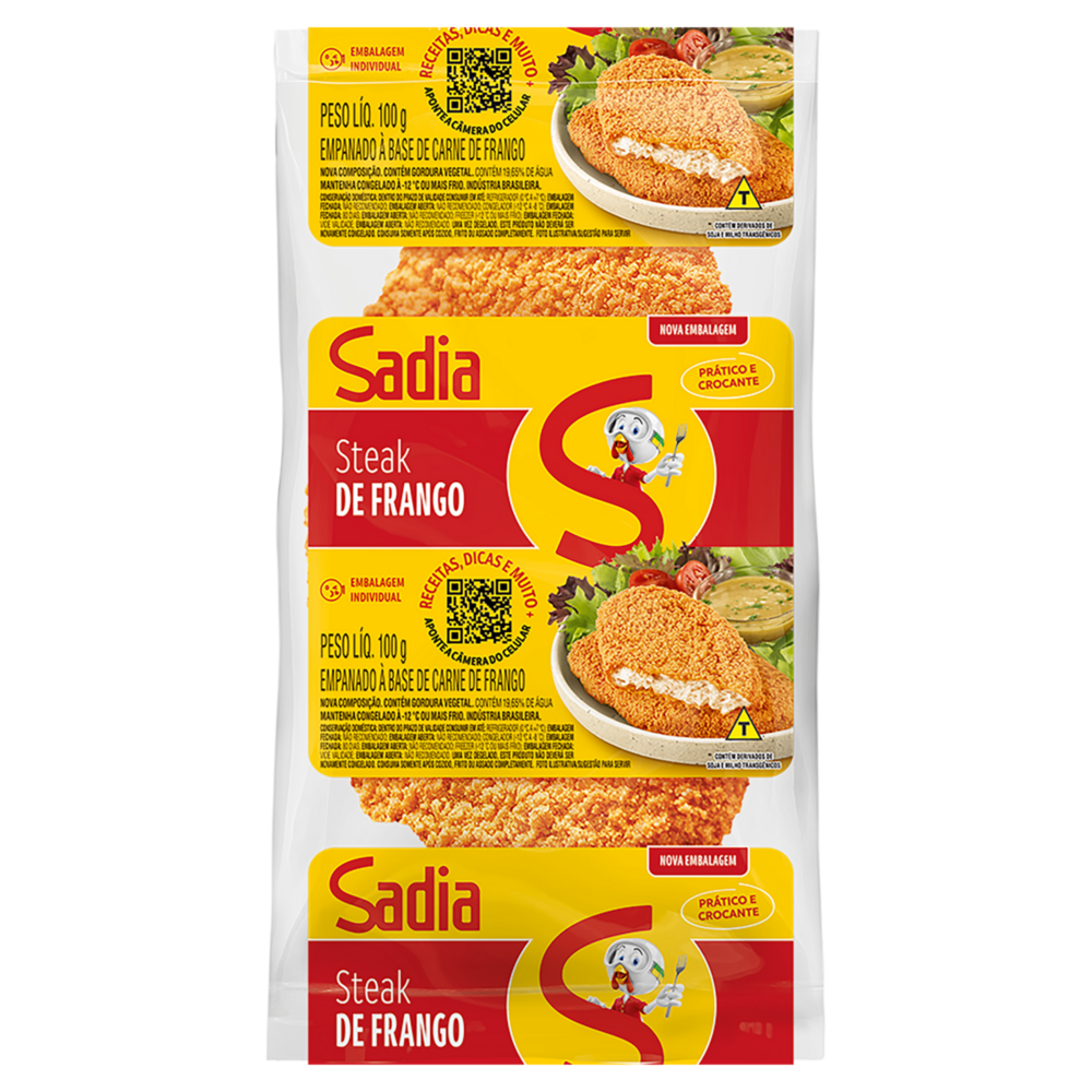 Steak de frango Sadia