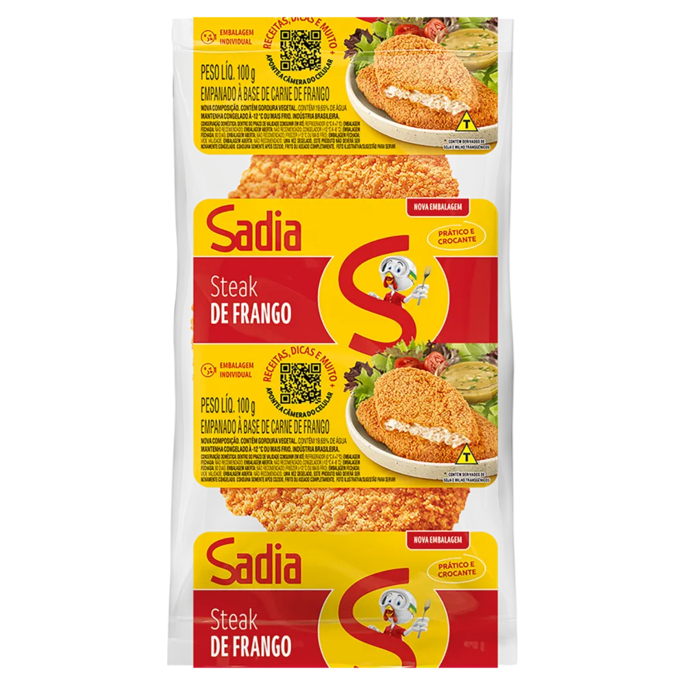 Steak de frango Sadia